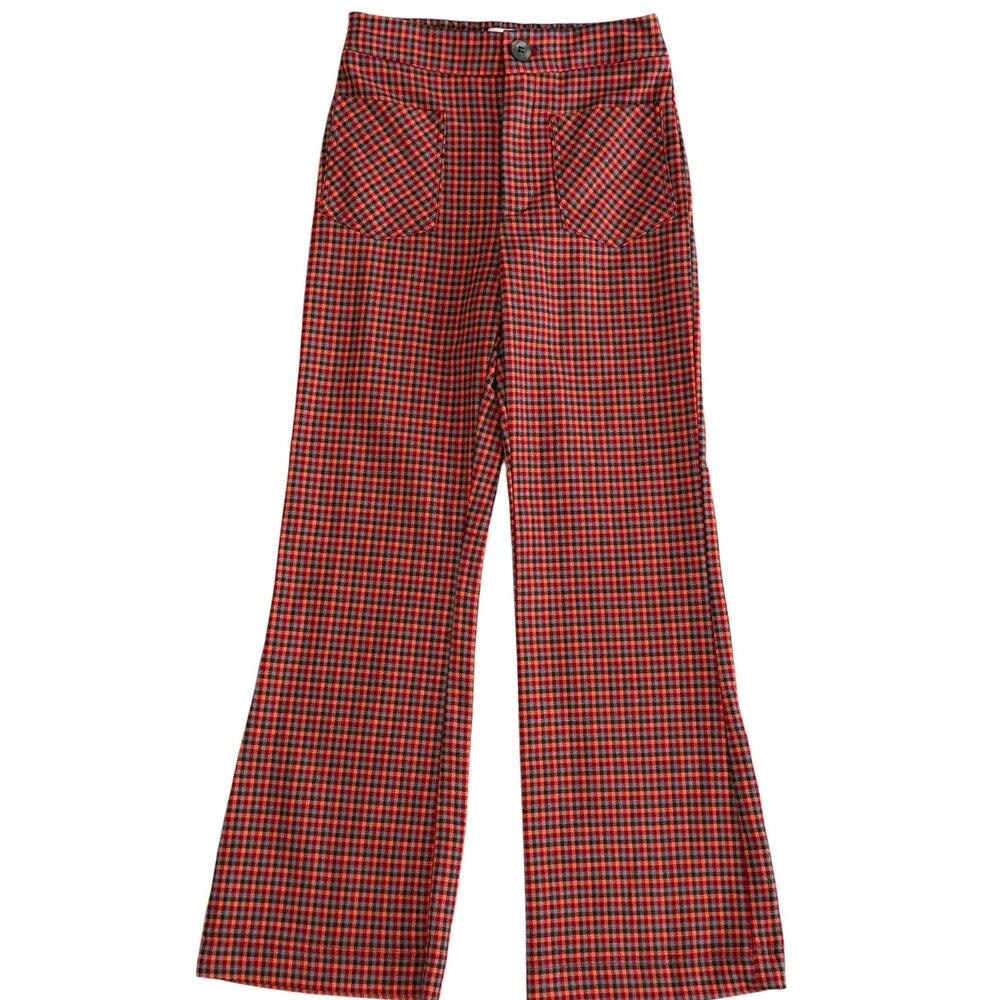 ZARA Girls Checkered Pants Size 9